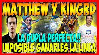 MATTHEW Y KINGRD LA DUPLA PERFECTA - IMPOSIBLE GANARLES LA LINEA | DOTA 2