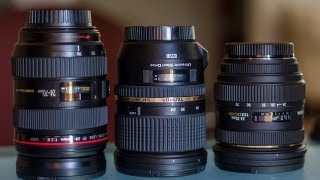 Canon vs Tamron VC vs Sigma 24-70mm 2.8 Comparison Review