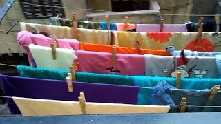 عشان البرد طريقه لنشر الغسيل في خمس دقايق