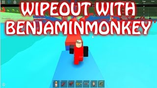ROBLOX LETS PLAY  ~ WIPEOUT OBBY EASY ~ GAMING