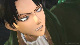 Attack on Titan (PS4) - Levi Vs. Female Titan Full Boss Fight