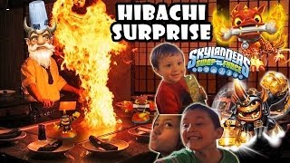 Fryno & Fire Bone Hot Dog Surprise @ Hibachi Restaurant (Skylanders Swap Force Wave 4)