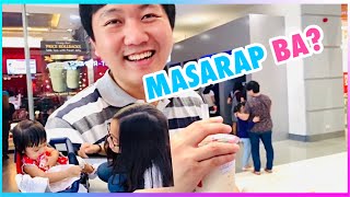 MY TAIWANESE HUSBAND TRIES MILKTEA IN THE PHILIPINNES I grocery shopping para sa new year