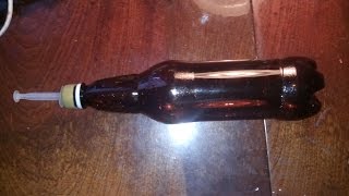 №34 Умывальник из пластиковой бутылки и шприца