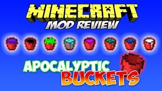 APOCALYPTIC BUCKETS MOD | ¡Libera el apocalipsis de cubos! | Minecraft 1.7.10