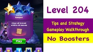 Bejeweled Stars Level 204 Tips and Strategy Gameplay Walkthrough No Boosters