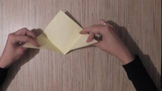 Как сделать оригами закладку-уголок?