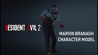 RESIDENT EVIL 2 [BONUS MODEL OF MARVIN BRANAGH-ROTATION & ANIMATION]