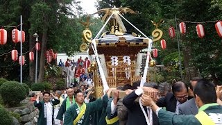 平成２６年　1/2  海老名市杉久保　豊受大神例大祭（外宮）　神輿発輿・渡御