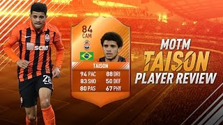 FIFA 17 MOTM TAISON REVIEW - FIFA 17 84 MAN OF THE MATCH TAISON PLAYER REVIEW
