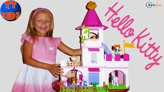 Hello Kitty ЗАМОК ПРИНЦЕССЫ - Распаковка от Ярославы Игры для девочек Unboxing Princess Castle