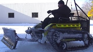 The Worlds 1st Wheelchair Plow Upgrade. Ripchair 3.0