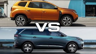 2018 Dacia Duster vs 2017 Peugeot 5008
