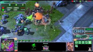 StarCraft 2 - SC253 - TheSTC (T) vs FruitVendor (Z) on Metalopolis Part 2