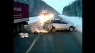 Шокирующая авария в Лысковском районе.