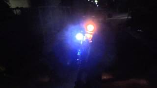 セロー250 汎用LEDフォグライト点灯テスト
