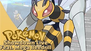 Mega Beedrill Laddering! Pokemon Sun and Moon OU Showdown Live W/OPJellicent (Smogon OU Team)