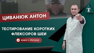 Прикладная кинезиология. Тестирование коротких флексоров шеи. Циванюк А.В.