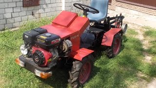 самодельный полноприводный минитрактор с ломающейся рамой