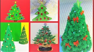 8 идей НОВОГОДНИХ ЕЛОК своими руками / Новогодние поделки