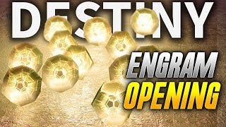 Destiny 2: HUGE EXOTIC ENGRAM OPENING VIDEO! 10+ MINUTES OF LOOT AND EXOTIC LOOT!