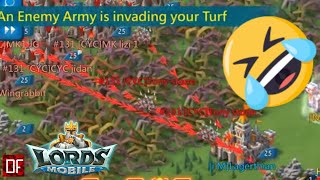 1 SECRET GARRISON TRAP brought to Lords Mobile KvK!