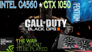 Intel G4560 + GTX 1050 Gaming - Call Of Duty Black Ops 3 - Medium 1080p Settings