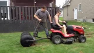 DIY Sod Cutter for Lawn Tractor