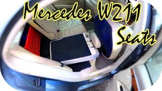 Mercedes w211 Как разложить сиденья / AEYTV