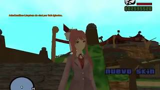 Gta San Andreas skin Doki Doki Literature Club Monika