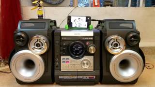 SAMSUNG Mini component AUDIO SYSTEM.....VCD/MP3/TUNER/TAPE/AUX...REMOTE CONTROL. ..SUPER BASS
