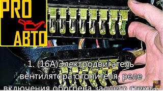 НАЗНАЧЕНИЕ ПРЕДОХРАНИТЕЛЕЙ В САЛОНЕ НИВА 21214 4Х4