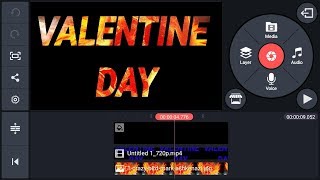 Valentine Day❤special video Editing in android | valentine day special whatsapp status