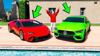 ОФИГЕТЬ! УГНАЛ ЗА 180 СЕКУНД СРАЗУ ДВЕ ЧИТ ТАЧКИ. MERCEDES И LAMBORGHINI. БИТВА ВОРОВ В ГТА 5!