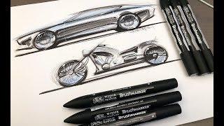 MARKER REVIEW Winsor & Newton cool gray marker set - Are they any good?