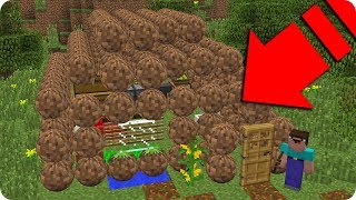 NOOB VS CASA NOOB REDONDA TROLL EN MINECRAFT ? LA CASA DEL NOOB ES TROLLEADA ?