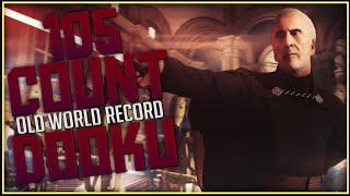 105 COUNT DOOKU GAMEPLAY/KILLSTREAK- Battlefront 2 Old World Record