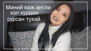 Би яаж хурдан англи хэл сурсан бэ? | Миний яаж англи хэл хурдан сурсан тухай