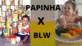 DESMAMAR O BEBÊ COM PAPINHA OU BLW ?