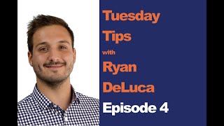 #TuesdayTips with Ryan DeLuca - Ep. 4: Networking