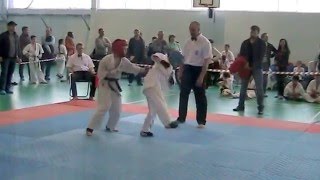 Духобор Даниил vs Резников Илья, финал. Чемпионат и Первенство СКФО по Кёкусин-кан