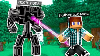 AUTHENTIC VS ROBÔ GIGANTE !! - Minecraft Survival #49