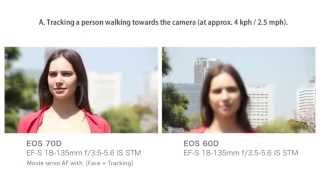 EOS 70D Dual Pixel CMOS AF Tracking