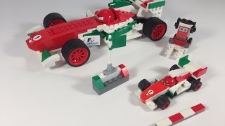 Building LEGO Francesco Bernoulli Cars 2 sets 8678 9478 Time Lapse build
