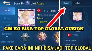 TUTORIAL JADI TOP GLOBAL HERO MOBILE LEGEND TERBARU 2020 INI RAHASIA VIRUS CORONA