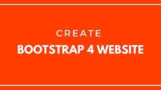 Create Bootstrap 4 Simple Website [Urdu/Hindi]