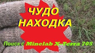 Поиск с Minelab X-TERRA 705. "ЧУДО" НАХОДКА.