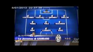Gambaro: "La mia Juve gioca col 4-3-3"