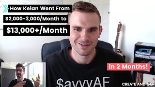How Kelan Quadrupled His Blogging Income in 2 Months ($13,000+)