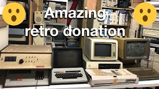 Amazing retro donation